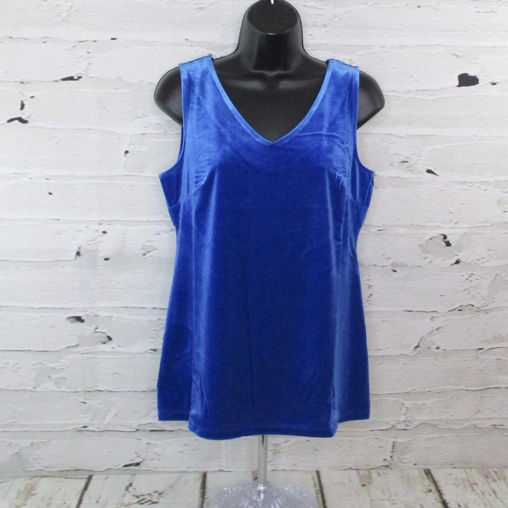 Charter Club Velveteen Sleeveless Shell